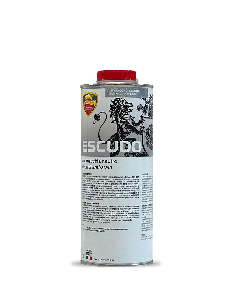 Escudo protettivo idro-oleorepellente Kemistone per pietra naturale