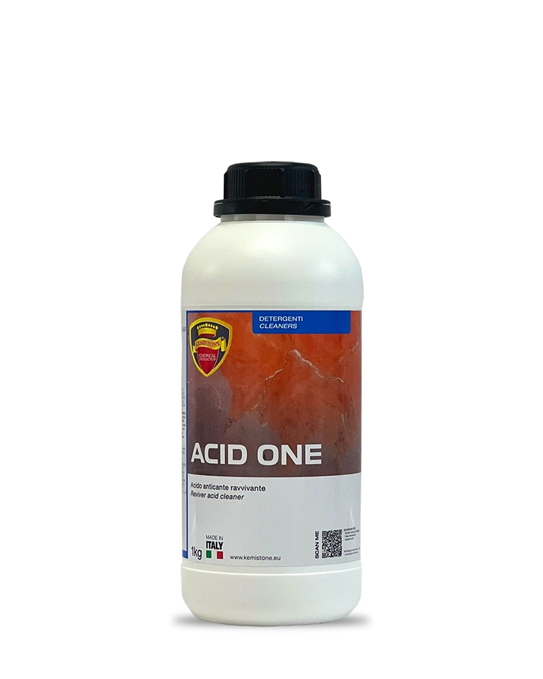ACID ONE detergente acido professionale Kemistone per pietra naturale e superfici lapidee